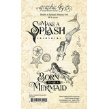 Graphic 45 Make a Splash Clear Stamps (4502671) (OUTLET)