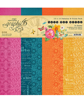 Graphic 45 Let's Get Artsy 12x12 Inch Patterns & Solids Pack (4502755) (OUTLET) Graphic 45 Let's Get Artsy 12x12 Inch Patterns & Solids Pack (4502755) (OUTLET)