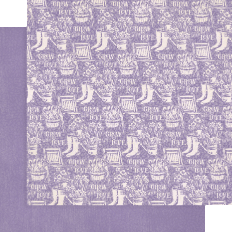 Graphic 45 Grow with Love 12x12 Inch Patterns & Solids Pack (4502817) (OUTLET)