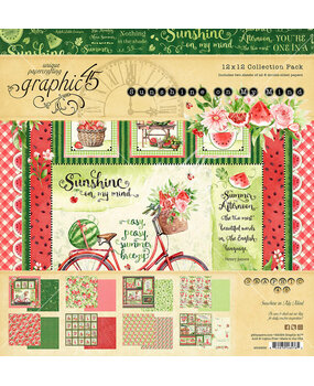 Graphic 45 Sunshine on my Mind 12x12 Inch Collection Pack (4502839) (OUTLET)