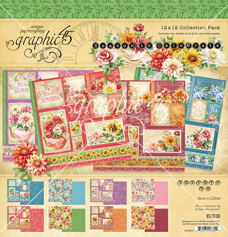 Graphic 45 Season to Celebrate 12x12 Inch Collection Pack (4502953) (OUTLET) Graphic 45 Season to Celebrate 12x12 Inch Collection Pack (4502953) (OUTLET)