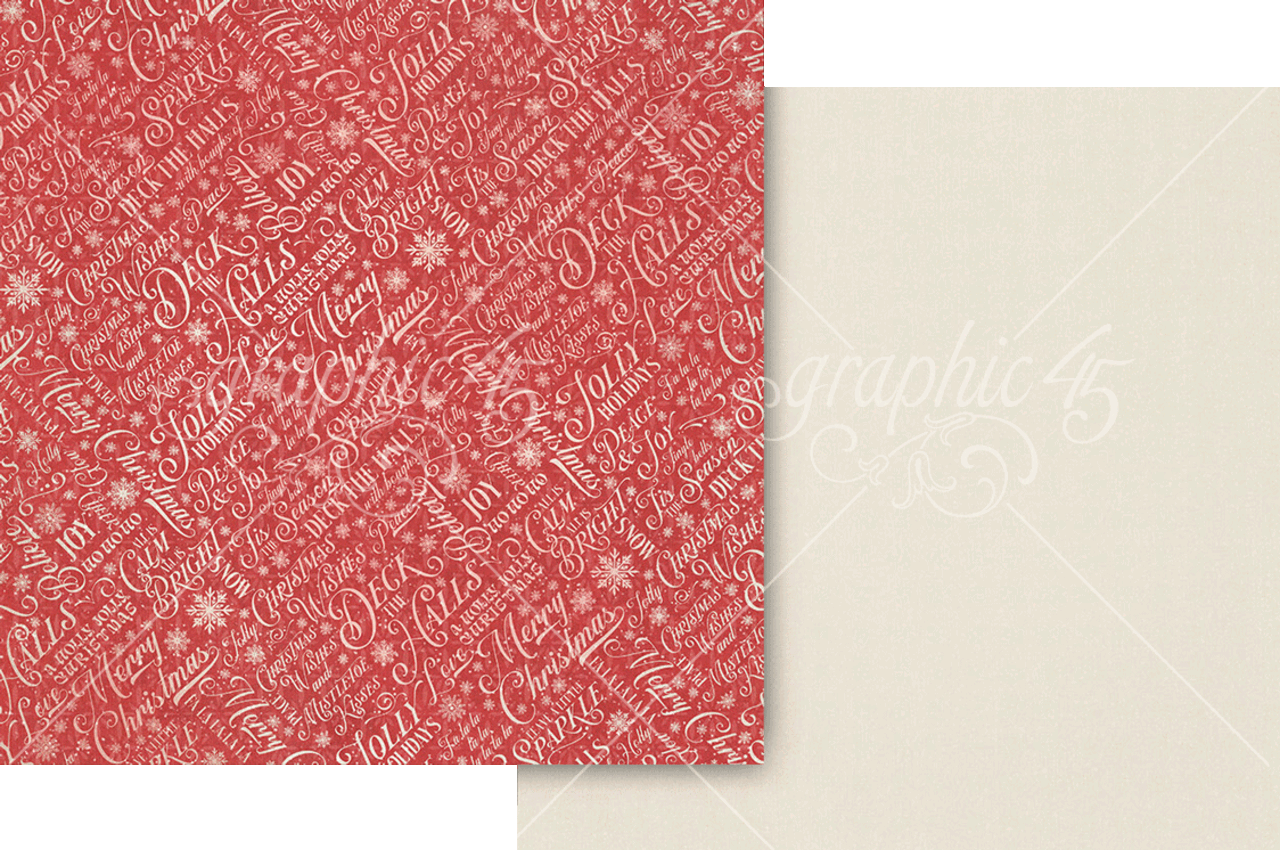Graphic 45 Deck the Halls 12x12 Inch Collection Pack (4503093) (OUTLET)