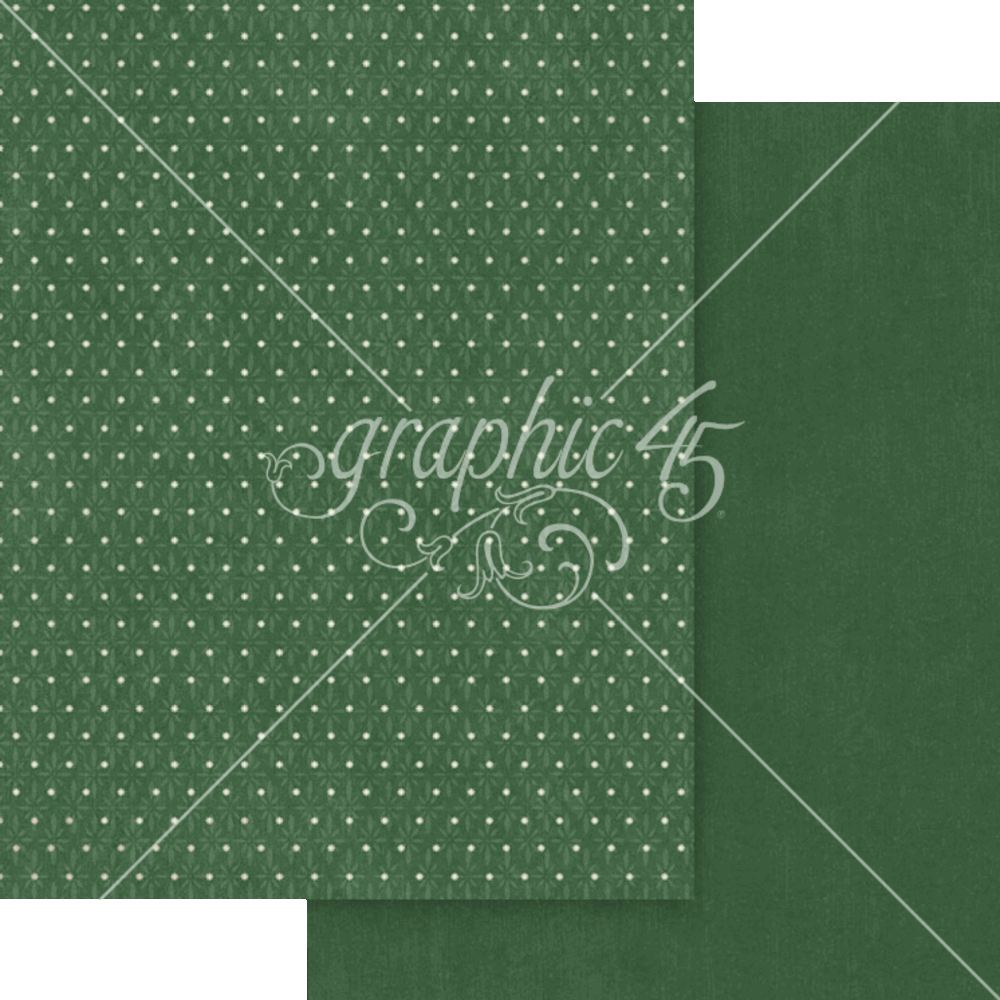 Graphic 45 Deck the Halls 8.5x11 Inch Patterns & Solids Pack (4503094) (OUTLET)