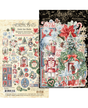 Graphic 45 Deck the Halls Ephemera Set (4503096) (OUTLET)