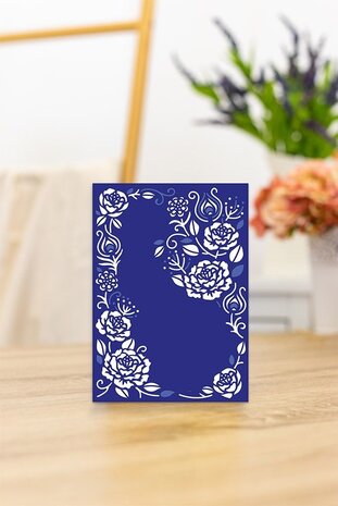 Gemini 3-in-1 Floral Peacock Create-a-Card Dies (GEM-MD-CAD-FLPE) (OUTLET)