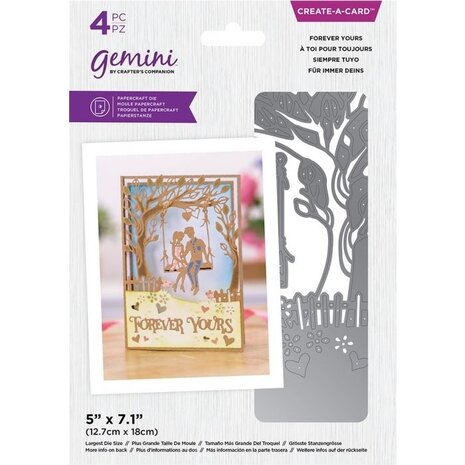 Gemini Forever Yours Create-a-Card Dies (GEM-MD-CAD-FORY) (OUTLET)