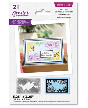 Gemini Paper Piecing Happy Bees Create-a-Card Dies (GEM-MD-CAD-HABE) (OUTLET) Gemini Paper Piecing Happy Bees Create-a-Card Dies (GEM-MD-CAD-HABE) (OUTLET)