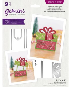 Gemini Message Reveal The Gift of Christmas Create-a-Card Dies (GEM-MD-CAD-MR-GIFT) (OUTLET) Gemini Message Reveal The Gift of Christmas Create-a-Card Dies (GEM-MD-CAD-MR-GIFT) (OUTLET)