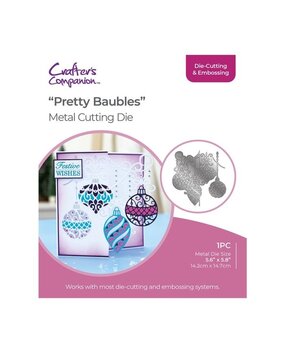 Gemini Half Create a Card Die Pretty Baubles (GEM-MD-CAD-PRBA) (OUTLET) Gemini Half Create a Card Die Pretty Baubles (GEM-MD-CAD-PRBA) (OUTLET)