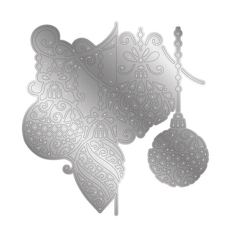 Gemini Half Create a Card Die Pretty Baubles (GEM-MD-CAD-PRBA) (OUTLET)