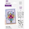 Gemini Just For You Build-A-Bouquet Stamp & Die (GEM-STD-BAB-JFY) (OUTLET)