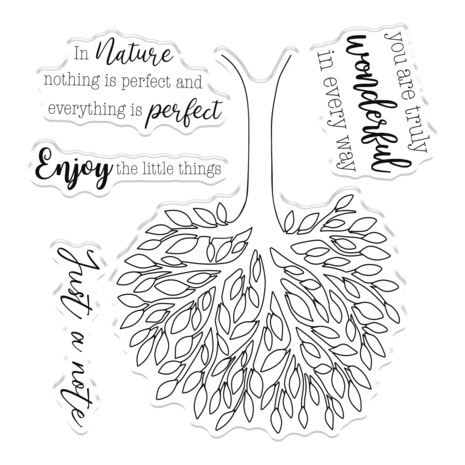 Gemini Colourable Create-a-Card Stamp & Die Beautiful Branches (GEM-STD-BBRAN) (OUTLET)