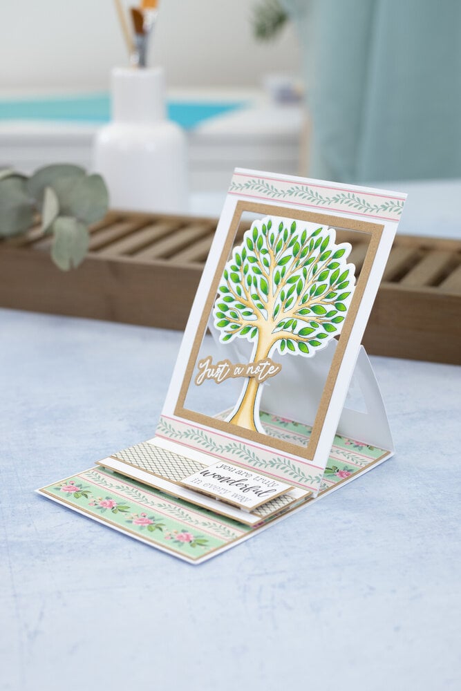 Gemini Colourable Create-a-Card Stamp & Die Beautiful Branches (GEM-STD-BBRAN) (OUTLET)
