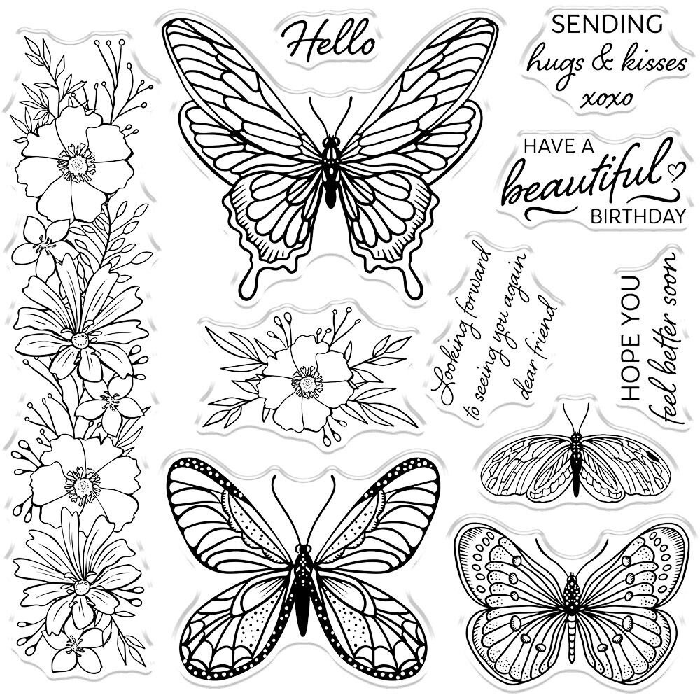 Gemini Butterfly Delight Stamp & Die (GEM-STD-BDEL) (OUTLET) Gemini Butterfly Delight Stamp & Die (GEM-STD-BDEL) (OUTLET)