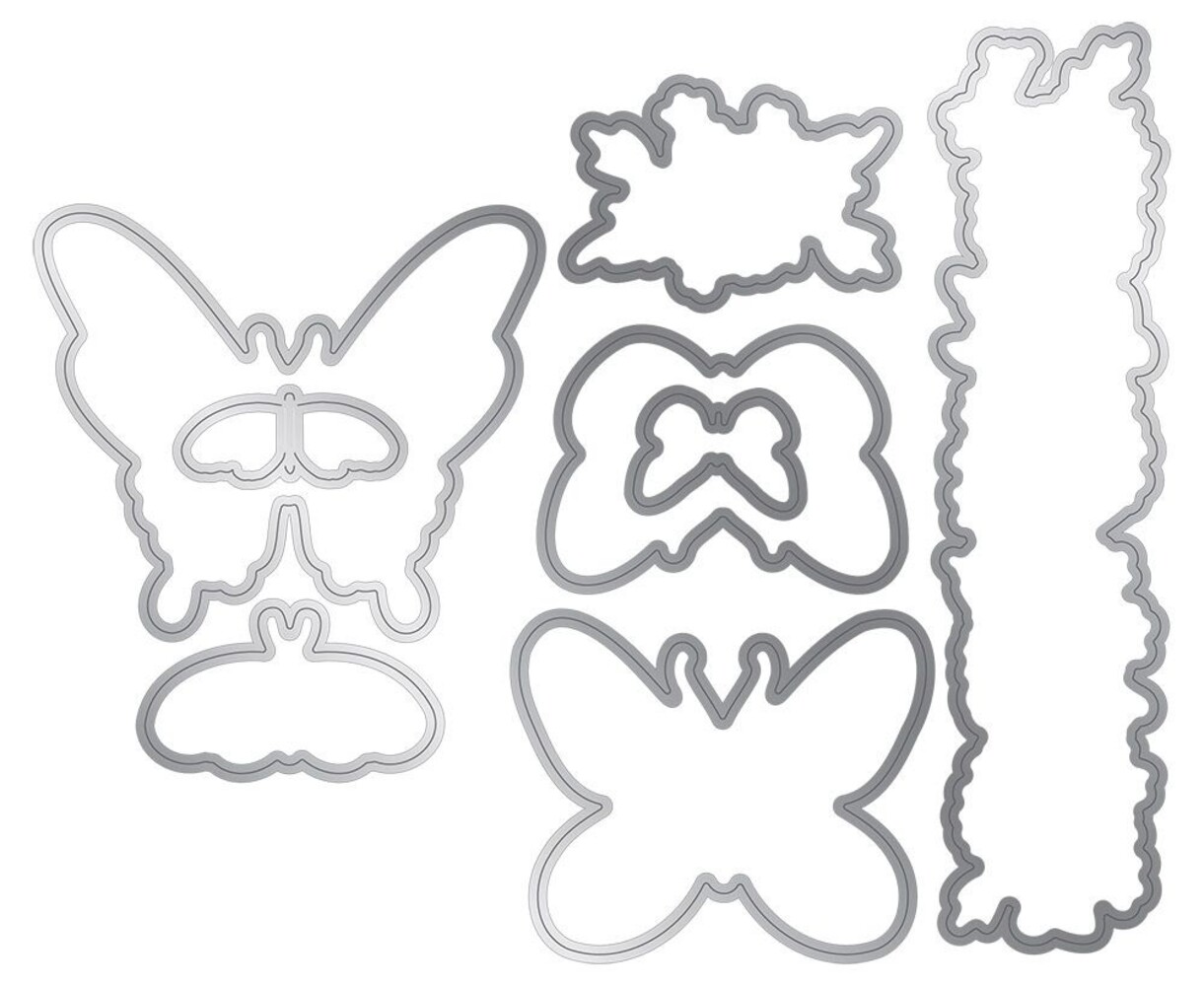 Gemini Butterfly Delight Stamp & Die (GEM-STD-BDEL) (OUTLET) Gemini Butterfly Delight Stamp & Die (GEM-STD-BDEL) (OUTLET)