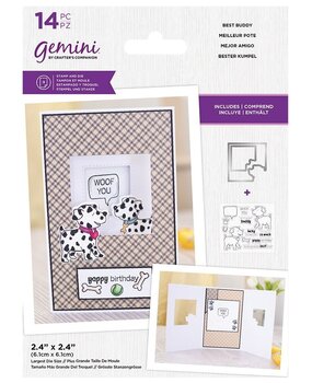 Gemini Best Buddy Stamp & Die (GEM-STD-BEBUD) (OUTLET)
