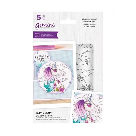 Gemini Believe in Yourself Stamp & Die (GEM-STD-BEINY) (OUTLET)