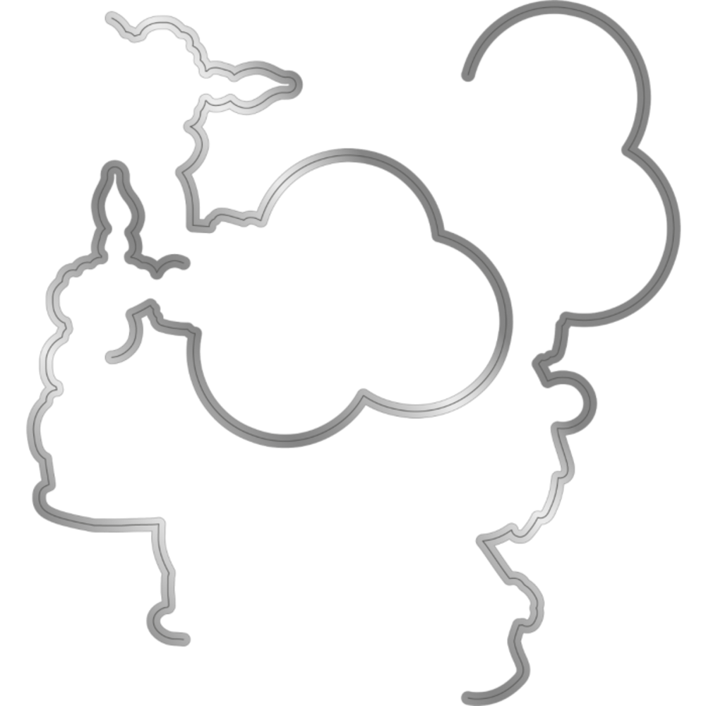 Gemini Birthday Balloons Stamp & Die (GEM-STD-CHRBAL) (OUTLET)