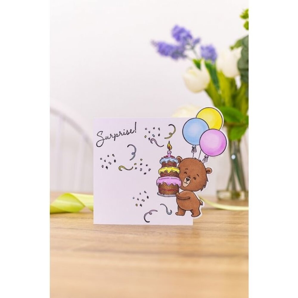Gemini Birthday Balloons Stamp & Die (GEM-STD-CHRBAL) (OUTLET)