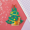Gemini Shaped Card Base Stamp & Die Christmas Cheer (GEM-STD-CHRICH) (OUTLET)