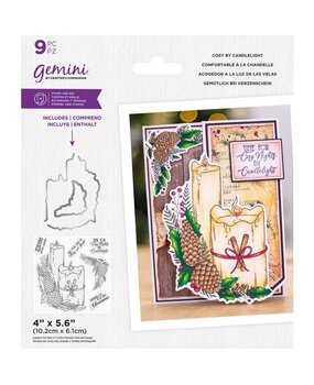 Gemini Cosy by Candlelight Stamp & Die (GEM-STD-COCAN) (OUTLET)