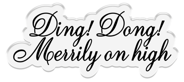 Gemini Decorative Frame Stamp & Die Merrily on High (GEM-STD-DF-MOH) (OUTLET)