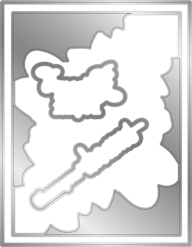 Gemini Colourable Create-a-Card Stamp & Die Dragonfly Dreams (GEM-STD-DRADR) (OUTLET)