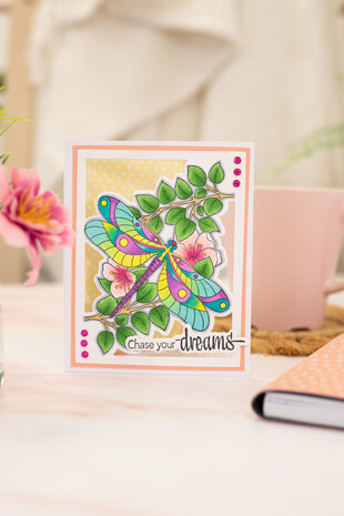 Gemini Colourable Create-a-Card Stamp & Die Dragonfly Dreams (GEM-STD-DRADR) (OUTLET)