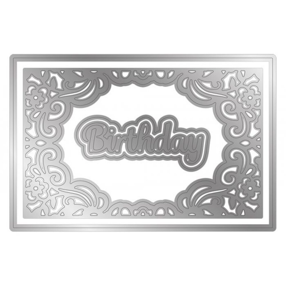 Gemini Floral Opulence Frame Stamp & Die (GEM-STD-FLOF) (OUTLET)