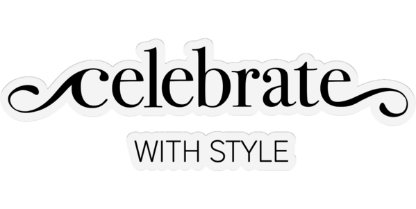 Gemini Fancy Sentiment Stamp & Die Celebrate with Style (GEM-STD-FS-CEWS) (OUTLET)