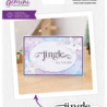 Gemini Fancy Sentiments Stamp & Die Jingle All The Way (GEM-STD-FS-JATW) (OUTLET)