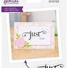 Gemini Fancy Sentiment Stamp & Die Just to Say (GEM-STD-FS-JUSA) (OUTLET)