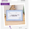 Gemini Fancy Sentiments Stamp & Die Let It Snow (GEM-STD-FS-LEIS) (OUTLET)