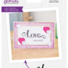 Gemini Fancy Sentiment Stamp & Die Love and Kisses (GEM-STD-FS-LOKI) (OUTLET)