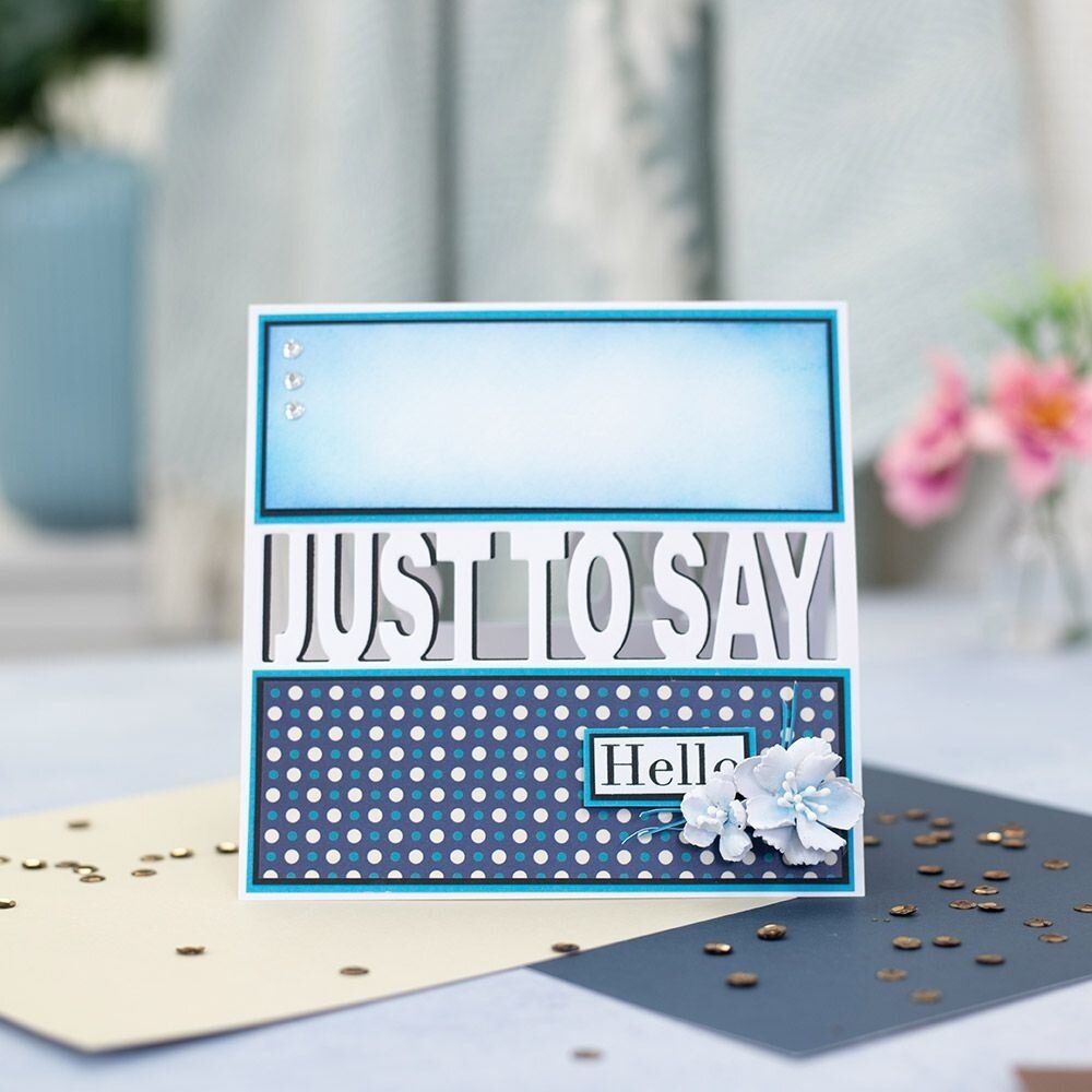 Gemini JUST TO SAY You Are Amazing Stamp & Die (GEM-STD-JTSYAA) (OUTLET) Gemini JUST TO SAY You Are Amazing Stamp & Die (GEM-STD-JTSYAA) (OUTLET)