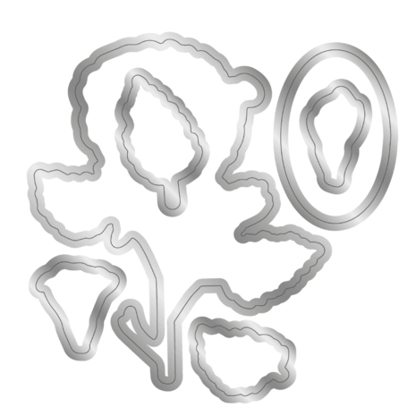 Gemini June Rose Stamp & Die (GEM-STD-JUNROS) (OUTLET)