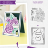 Gemini Colourable Create-a-Card Stamp & Die Sweet Roses (GEM-STD-SWRO) (OUTLET)