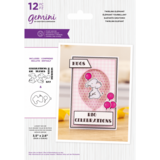 Gemini Twirling Elephant Stamp & Die (GEM-STD-TWIRLET) (OUTLET)