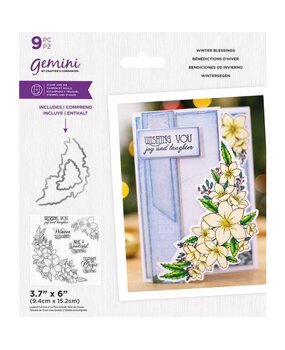 Gemini Winter Blessings Stamp & Die (GEM-STD-WIBL) (OUTLET)