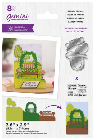 Gemini Zig Zag Scene Builder Stamp & Die Garden Dreams (GEM-STD-ZZ3D-GD) (OUTLET)