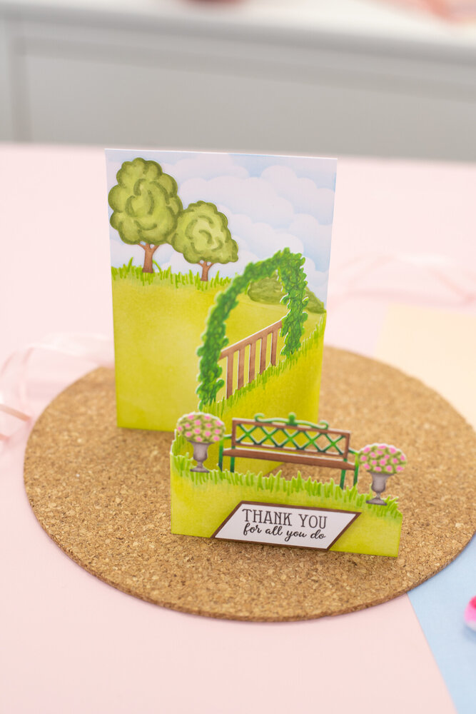 Gemini Zig Zag Scene Builder Stamp & Die Garden Dreams (GEM-STD-ZZ3D-GD) (OUTLET)