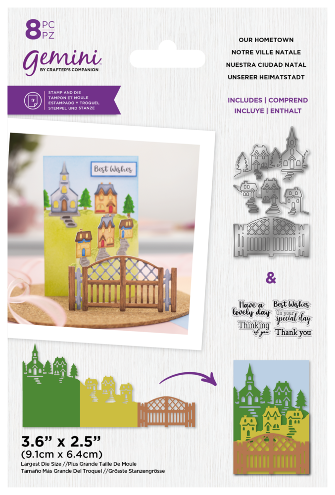 Gemini Zig Zag Scene Builder Stamp & Die Our Hometown (GEM-STD-ZZ3D-OH) (OUTLET) Gemini Zig Zag Scene Builder Stamp & Die Our Hometown (GEM-STD-ZZ3D-OH) (OUTLET)