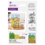 Gemini Zig Zag Scene Builder Stamp & Die Our Hometown (GEM-STD-ZZ3D-OH) (OUTLET)