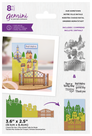 Gemini Zig Zag Scene Builder Stamp & Die Our Hometown (GEM-STD-ZZ3D-OH) (OUTLET) Gemini Zig Zag Scene Builder Stamp & Die Our Hometown (GEM-STD-ZZ3D-OH) (OUTLET)