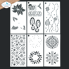 Elizabeth Craft Designs Journal 2 Stencils (S050) (OUTLET)