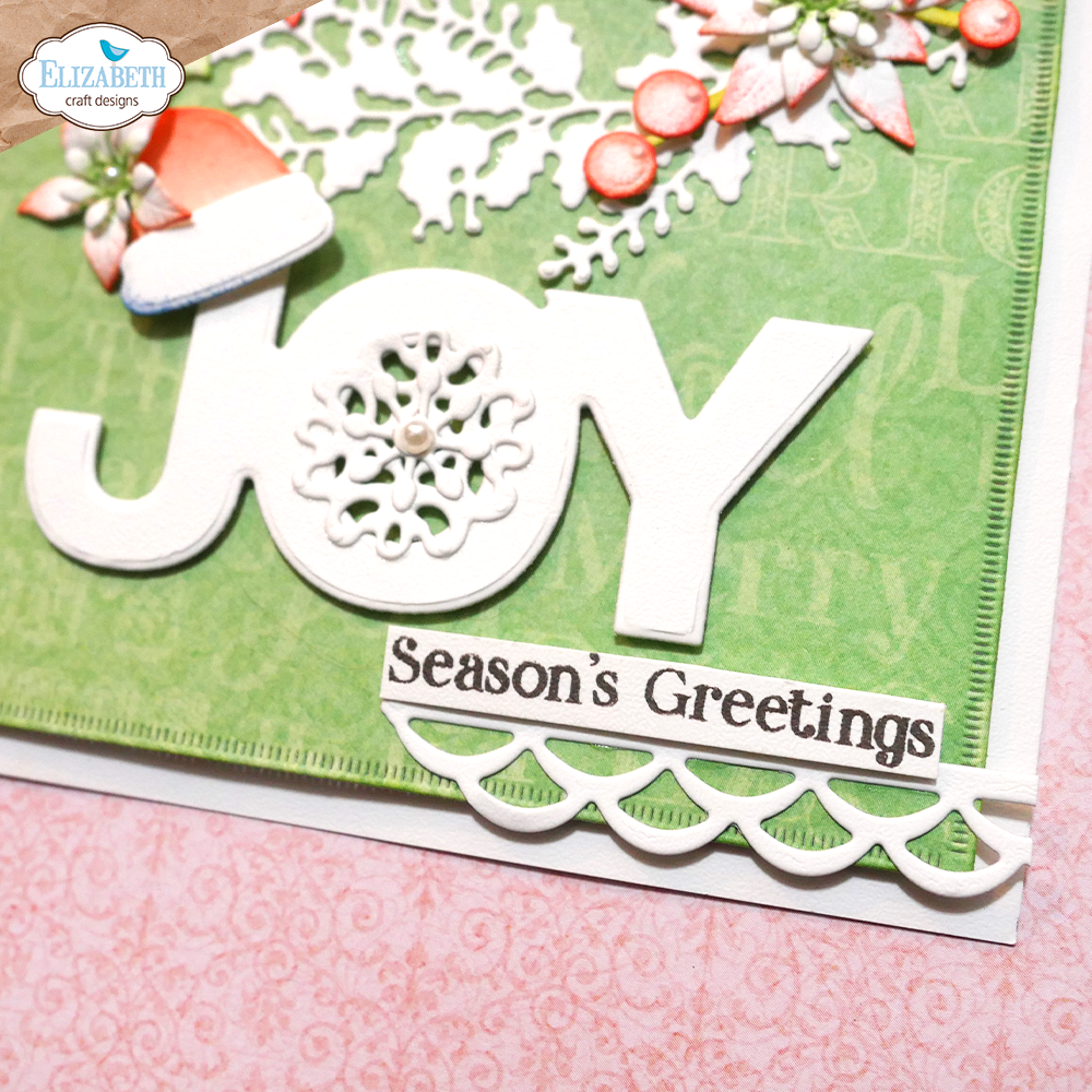 Elizabeth Craft Designs Seasonal Sentiments Stamps (CS331) (OUTLET)