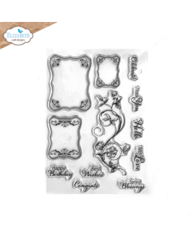 Elizabeth Craft Designs Garden Party Stamps A5 Elements (CS336) (OUTLET)