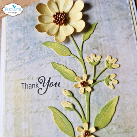 Elizabeth Craft Designs Garden Party Stamps A5 Elements (CS336) (OUTLET)