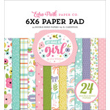Echo Park All About A Girl 6x6 Inch Paper Pad (AAG282023) (OUTLET)