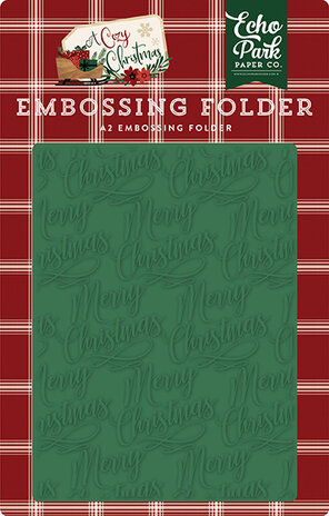 Echo Park Embossing Folder Merry Christmas (ACC189031) (OUTLET) Echo Park Embossing Folder Merry Christmas (ACC189031) (OUTLET)